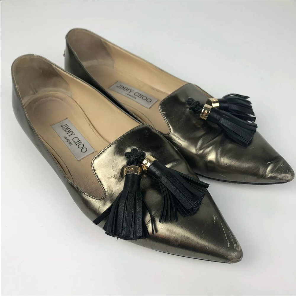 Jimmy Choo Tassel Flats